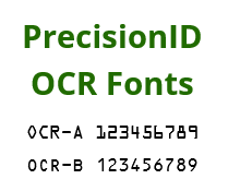 software - OCR-A and OCR-B Fonts by PrecisionID 2018 screenshot