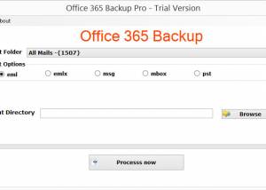 software - Office 365 Backup Software 1.2 screenshot