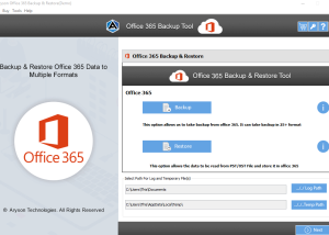 software - Office 365 Export Tool 22.3 screenshot