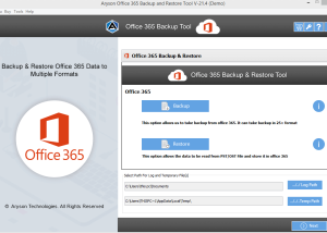 Office 365 to Office 365 Migration screenshot