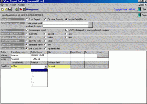 software - Office Report Builder 6.0 screenshot