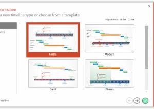 Office Timeline Free Edition screenshot