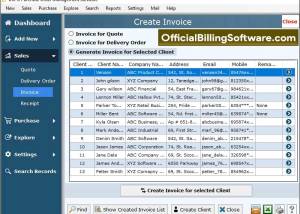 software - Official Billing Software 4.1.2.6 screenshot