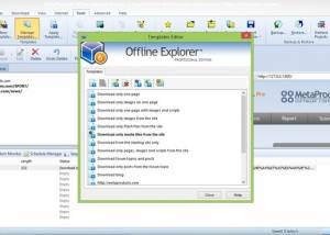 software - Offline Explorer 8.7.0.4996 screenshot