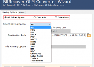 OLM to Adobe Converter screenshot