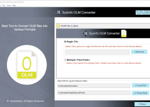 OLM to PST Converter for Mac screenshot