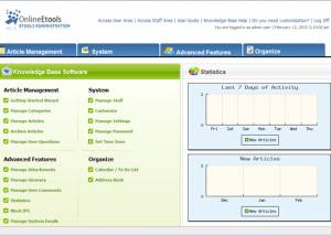 software - Omnistar Knowledgebase Software 5.3 screenshot