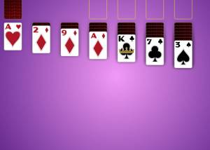 One Card Three Pass Klondike Solitaire screenshot