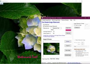 software - One simple image watermark 20.20.0.0 screenshot