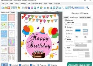 software - Online Birthday Cards Software 8.6 screenshot