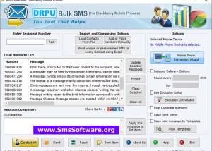 software - Online SMS BlackBerry 8.4.1 screenshot