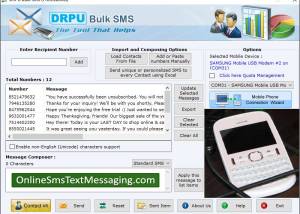 software - Online Sms Text Messaging software 8.2.1.0 screenshot