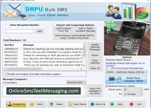 Online Text Messaging screenshot