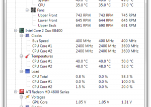 software - Open Hardware Monitor 0.7.1 Beta screenshot