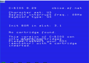 Full openMSX Portable screenshot