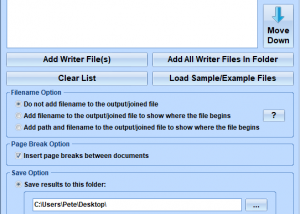 OpenOffice Writer Join Multiple Documents Software screenshot