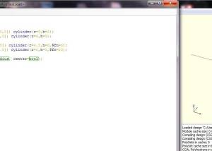 openSCAD Editor screenshot