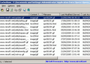 OperaCacheView screenshot