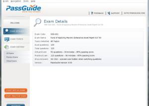 software - Oracle 1Z0-051 exam questions-PassGuide 1.0 screenshot