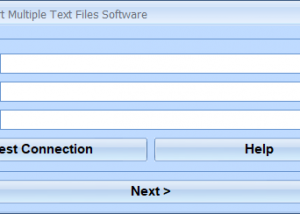 software - Oracle Import Multiple Text Files Software 7.0 screenshot