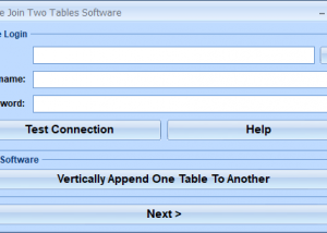 Oracle Join Two Tables Software screenshot