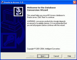 software - Oracle-to-Access 3.1 screenshot