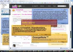 software - OrangeNote 1.0.2.1 screenshot