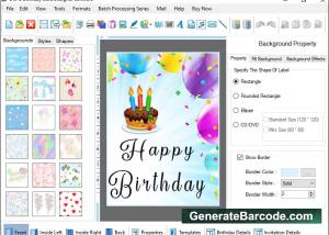 Orders Birthday Cards Maker screenshot