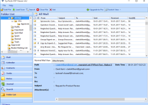 OST Email Viewer File Solution screenshot