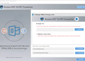 software - Microsoft OST to PST Converter 22.10 screenshot