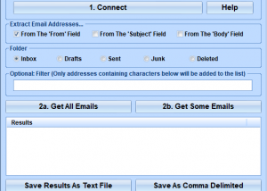 software - Outlook.com Hotmail Extract Email Addresses Software 7.0 screenshot
