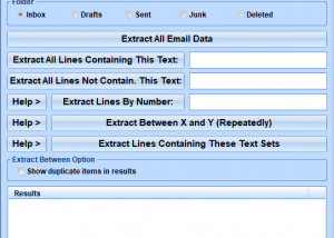 software - Outlook.com Hotmail Extract Email Data Software 7.0 screenshot