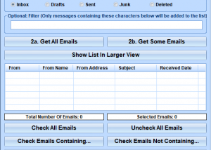 software - Outlook.com Hotmail Print Multiple Emails Software 7.0 screenshot