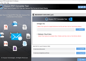 software - Outlook Converter for Windows 21.4 screenshot