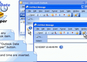 software - Outlook Date Stamper 1.00 screenshot