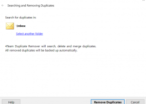 software - Outlook Duplicate Remover 4.00 screenshot