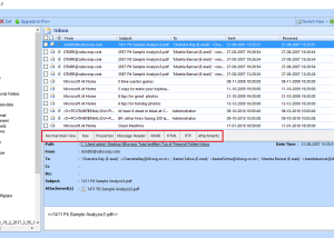 software - Export EML Messages to PDF 4.0 screenshot