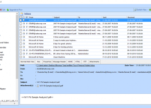 Outlook Export PST to PDF screenshot