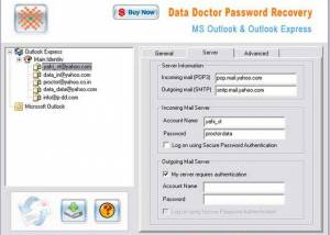 software - Outlook Express Password Viewer 3.0.1.5 screenshot