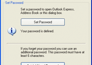 Outlook Express Privacy screenshot