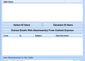 software - Outlook Extract Attachments Software 7.0 screenshot