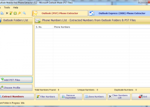 software - Outlook Mobile &  Phone Number Extractor 6.3.1.21 screenshot
