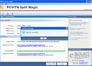 Outlook PST Split Software screenshot