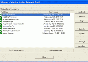 software - Outlook Schedule Sending Automatic Email 5.2 screenshot