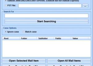 Outlook Search Multiple Emails At Once Software screenshot