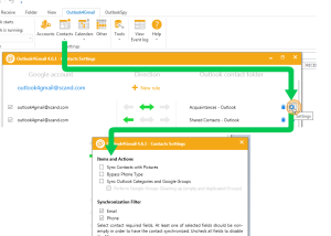 software - Outlook4Gmail 5.5.0 screenshot