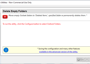 software - OutlookFreeware Utility Manager 5.0.1 screenshot