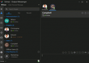 software - Output Messenger 2.0.63 screenshot