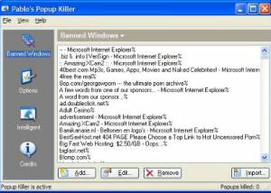 software - Pablo's Popup Killer 1.51 screenshot