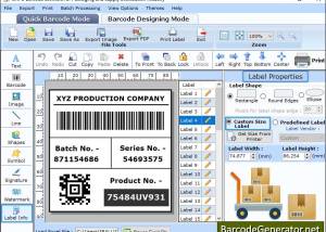 software - Packaging Barcode Generator Program 8.4.1.2 screenshot